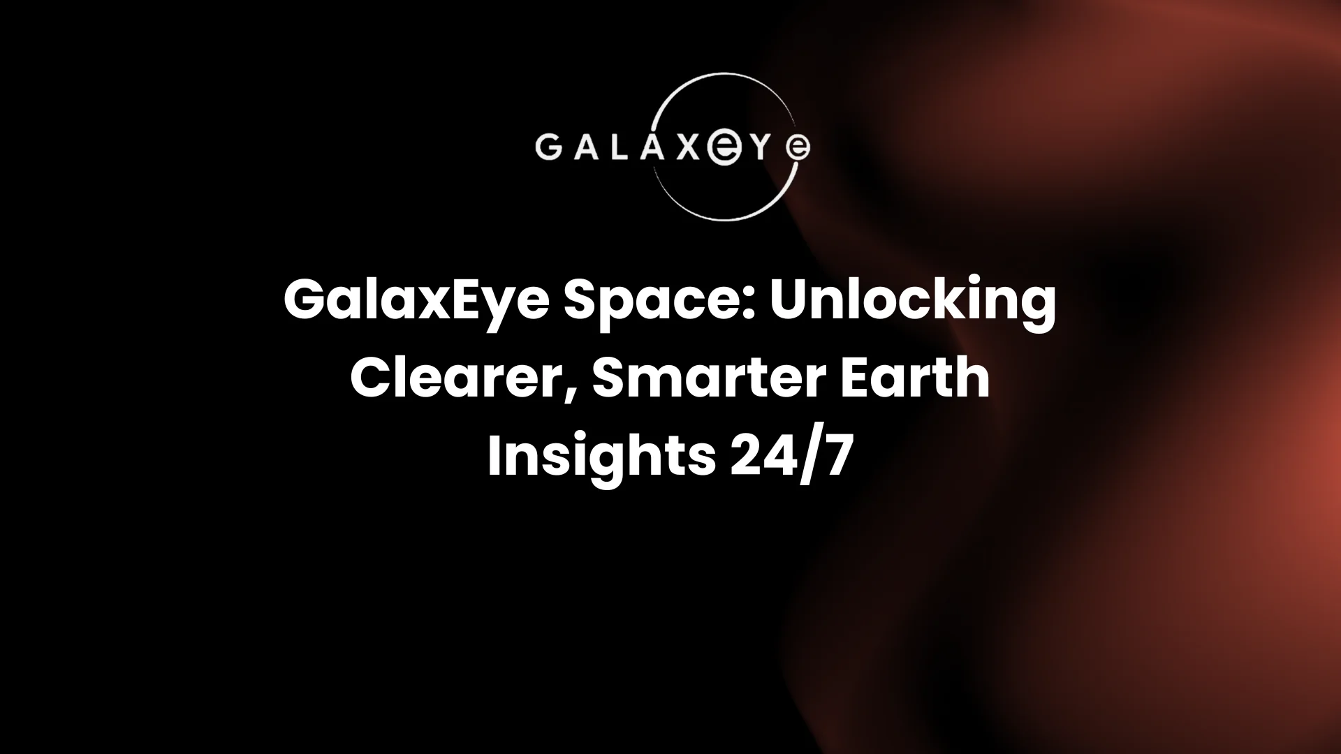 Earth observation AI